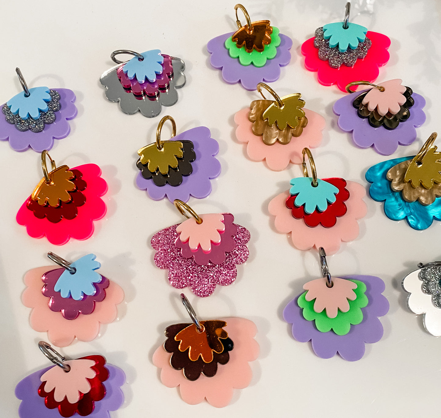 Miranda Shells Hoop Earrings - Mix and Match!!