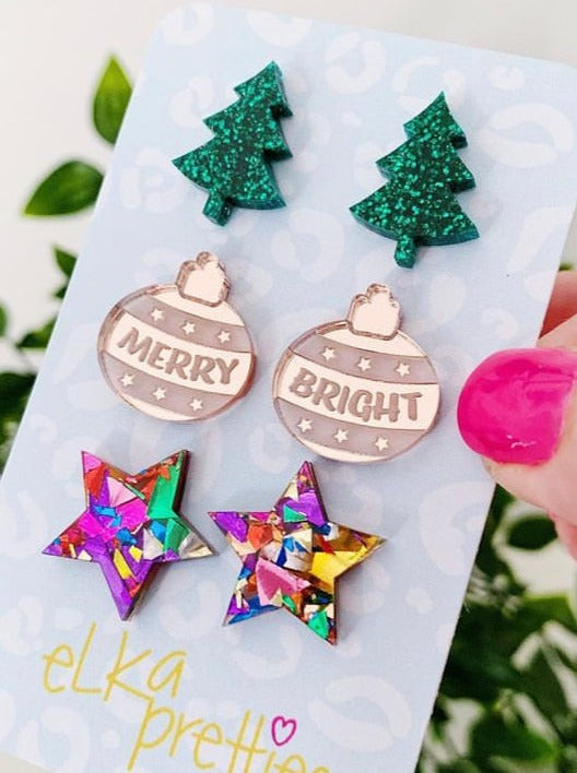 Christmas Stud Packs - choose your favourite