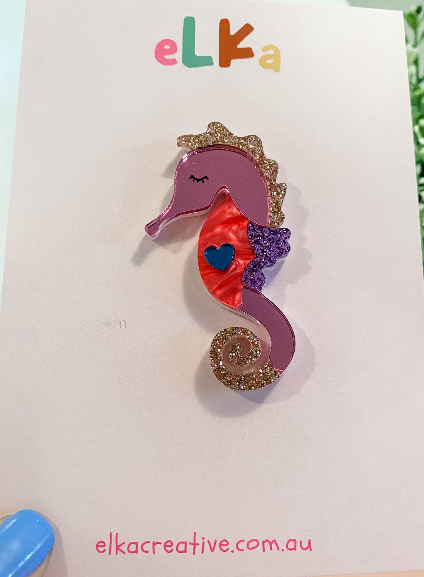 Sasha Seahorse Brooch *PRE-ORDER options*