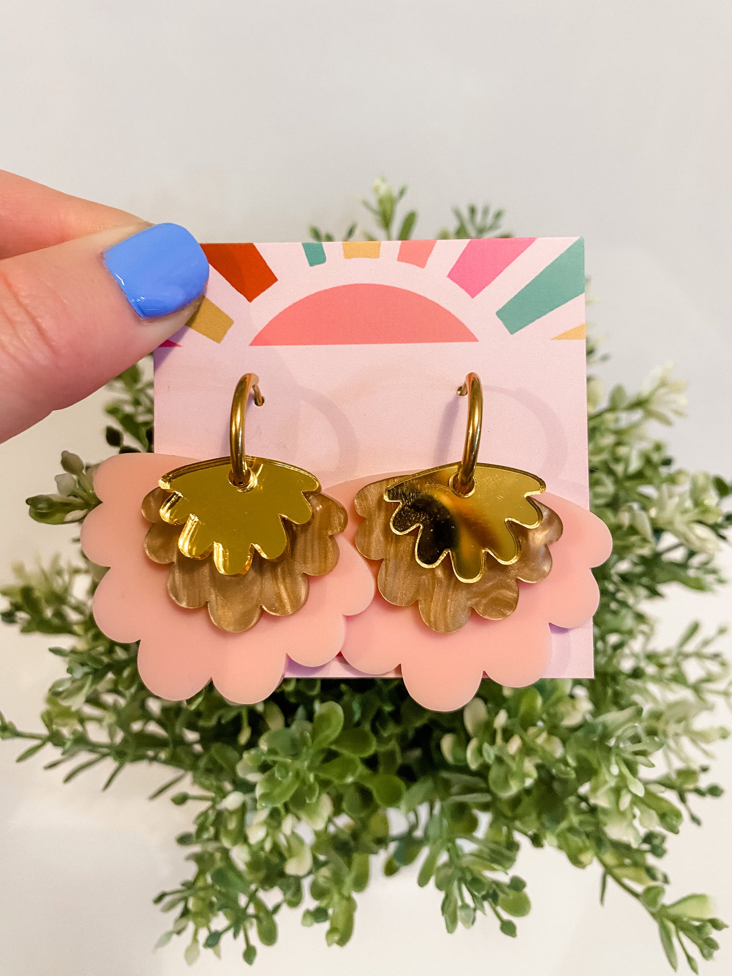 Miranda Shells Hoop Earrings - Mix and Match!!