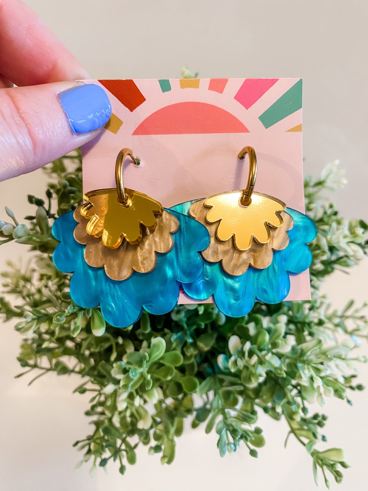 Miranda Shells Hoop Earrings - Mix and Match!!