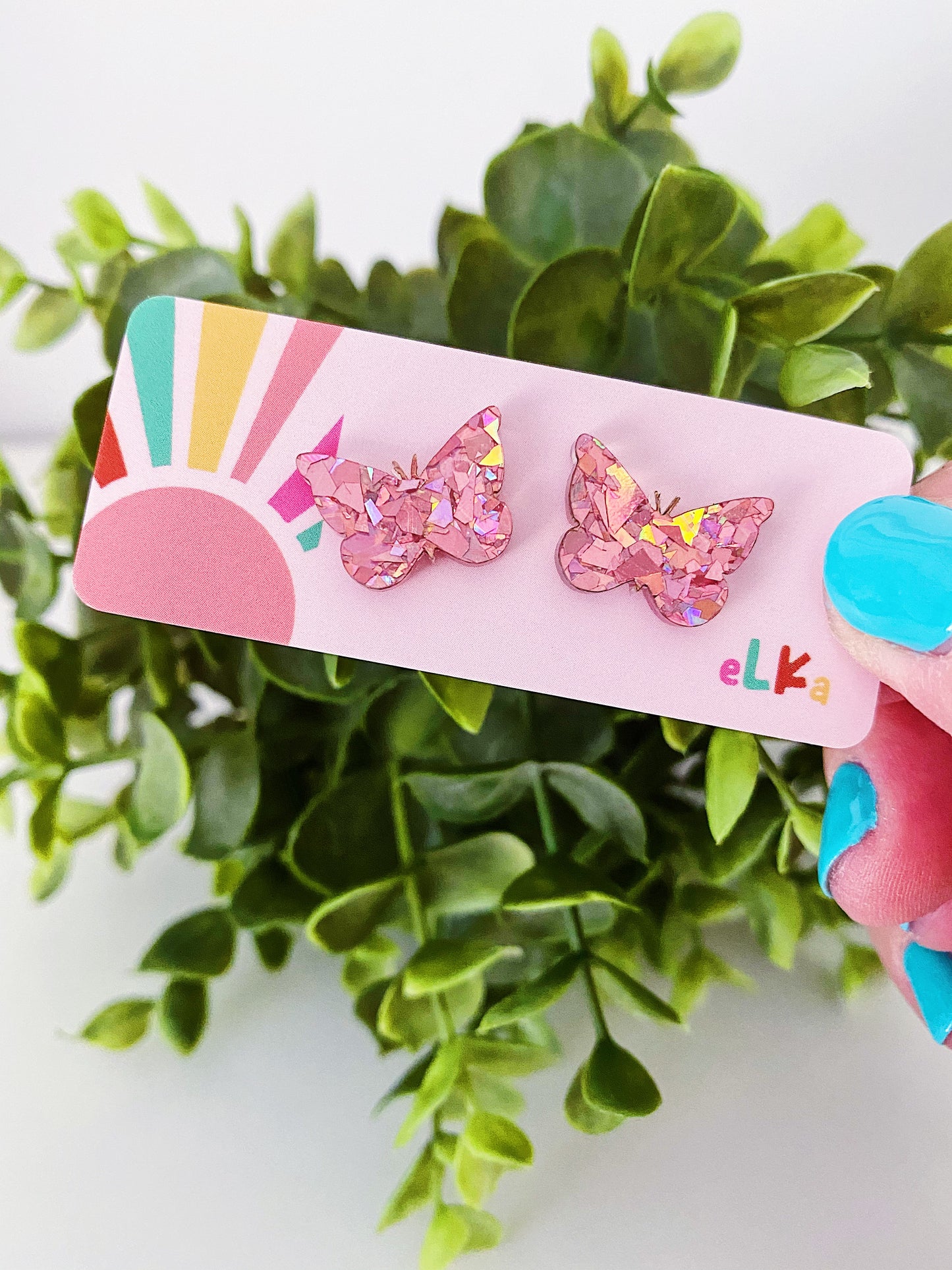 Butterfly Mini Studs *CHOOSE YOUR COLOUR *
