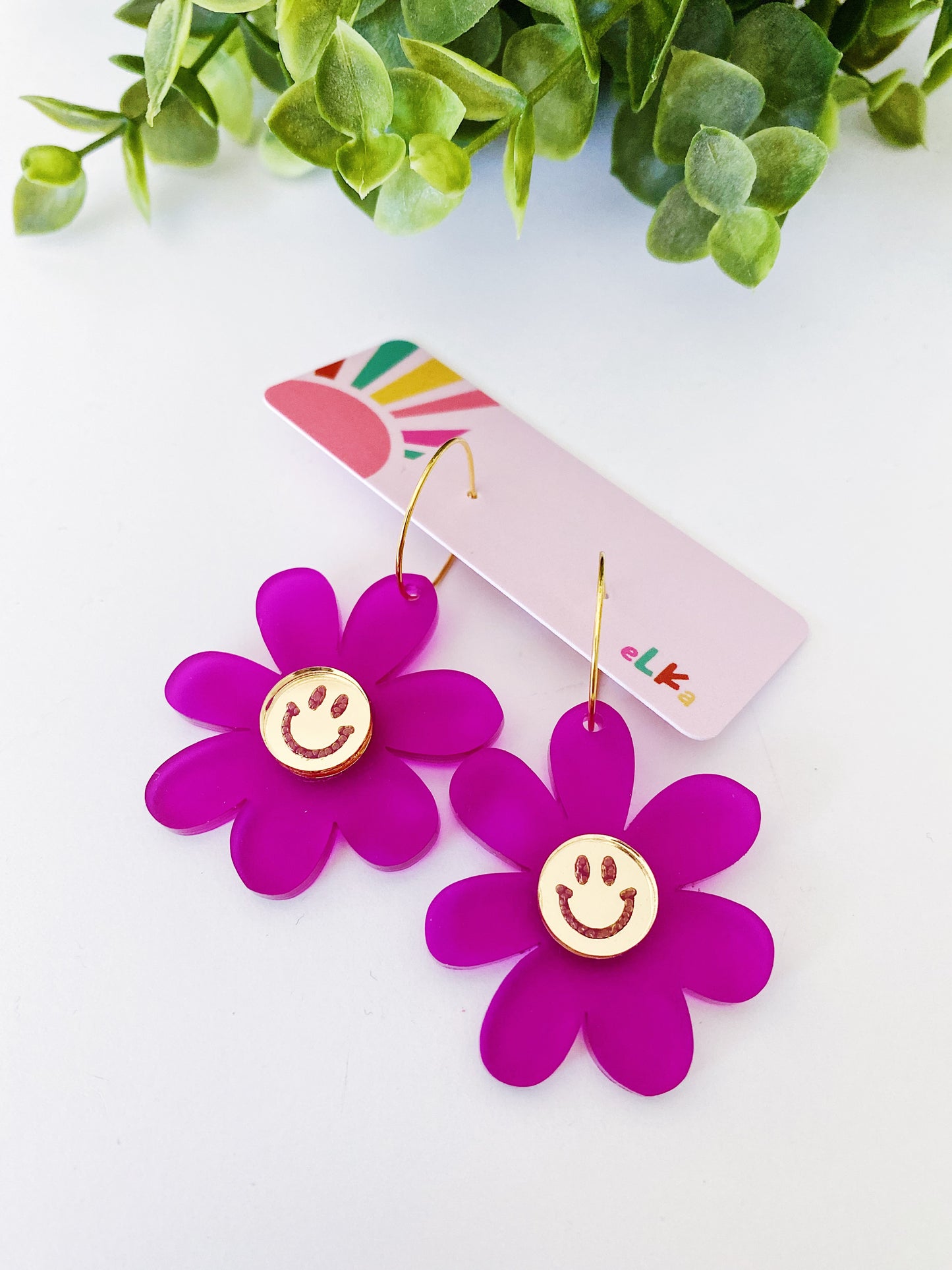 Happy Daisy Hoops
