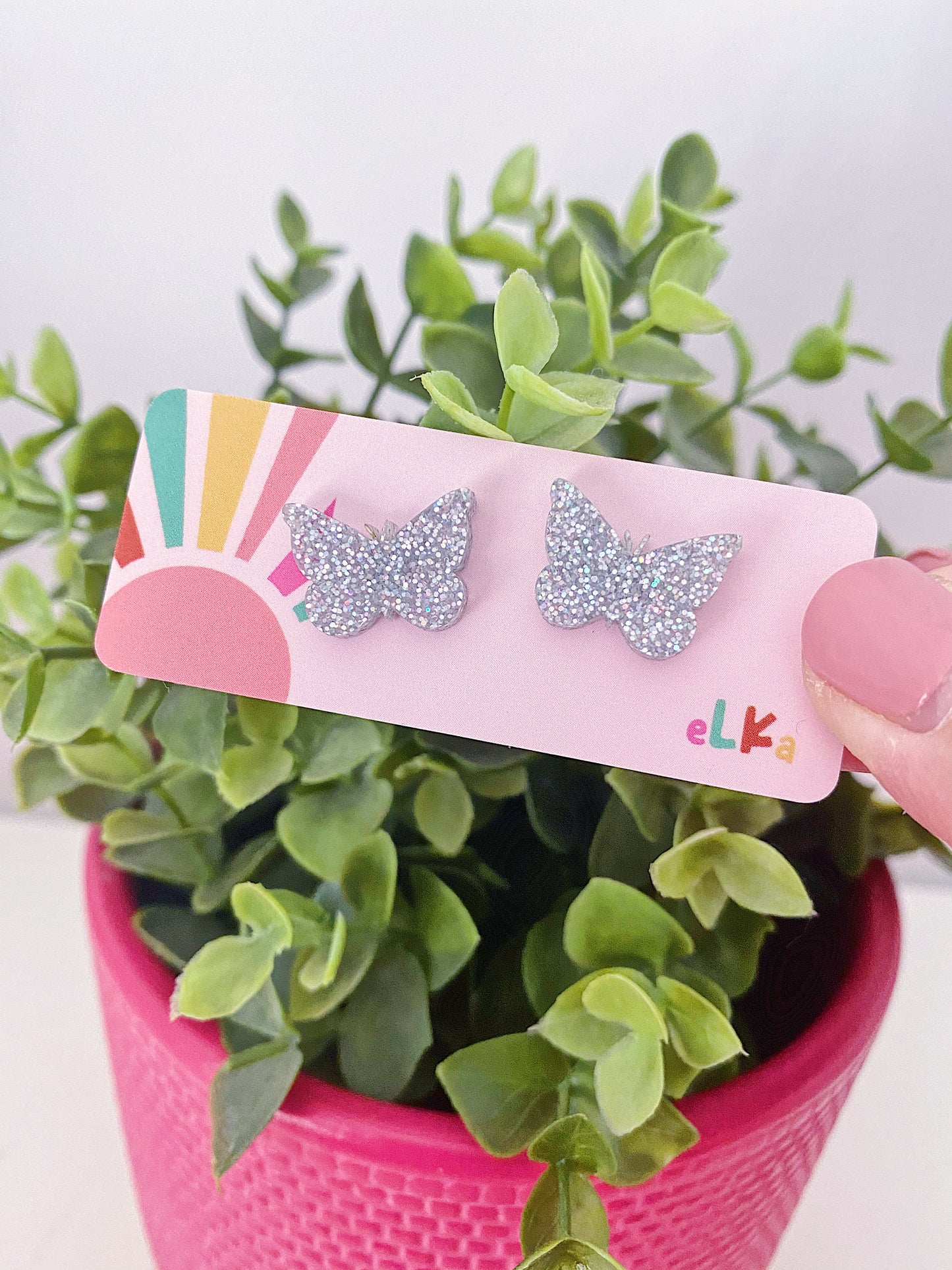 Butterfly Mini Studs *CHOOSE YOUR COLOUR *