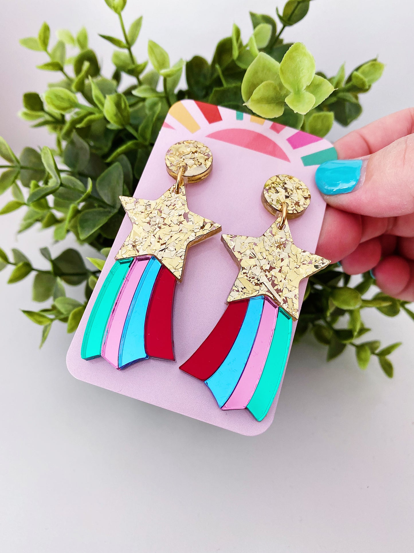 Shooting Star Dangles *NEW COLOURWAY ADDED*