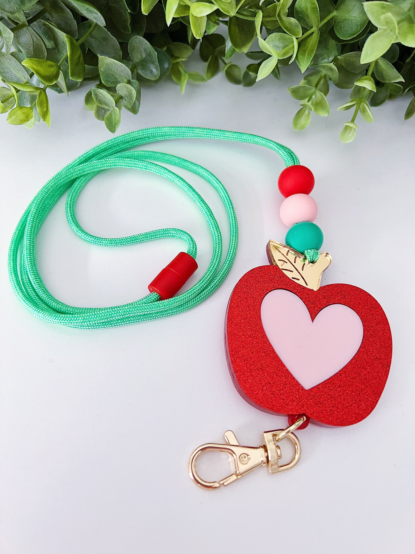 Apple Love Lanyard