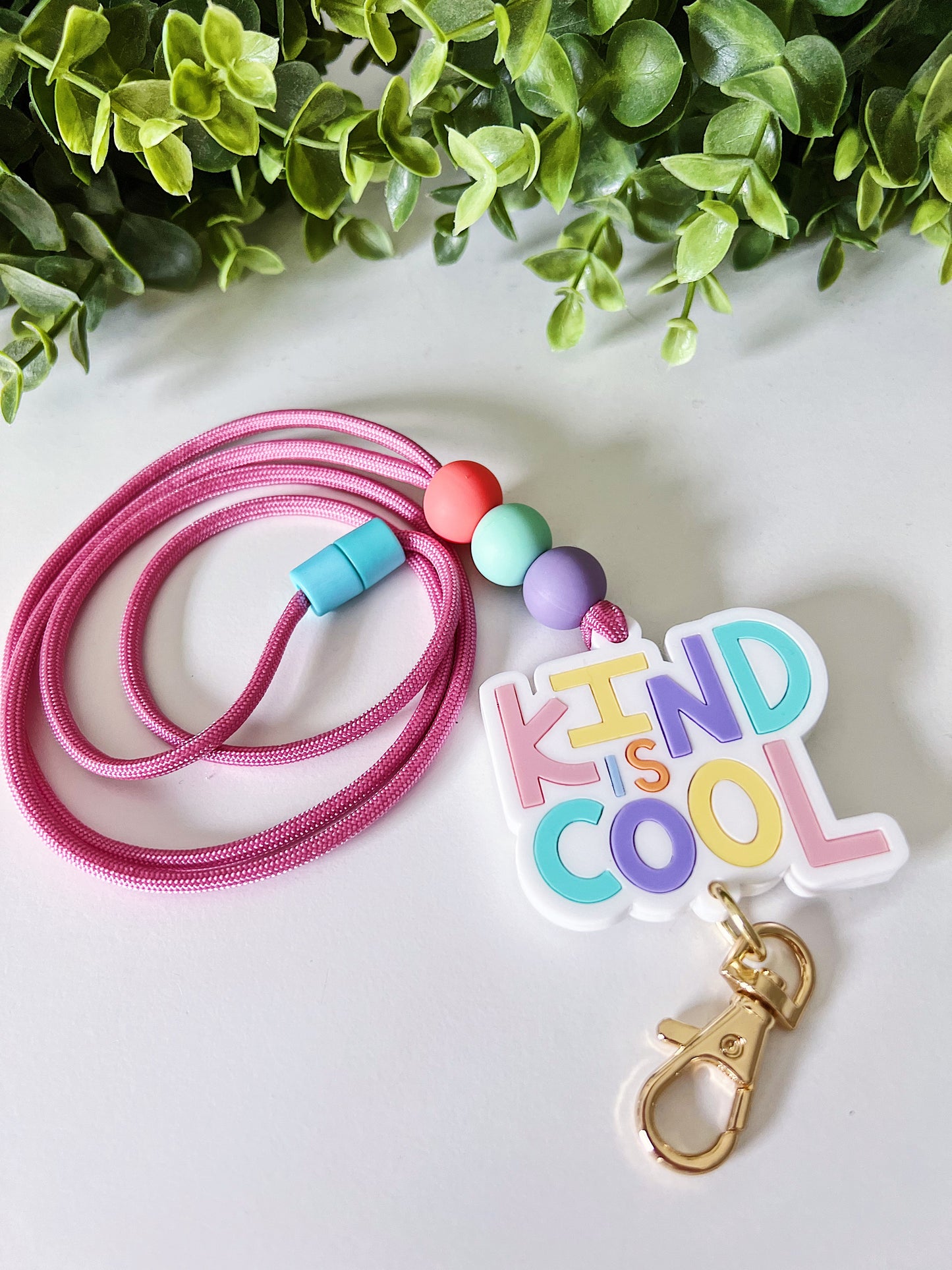 Kind is Cool Lanyard Pastels *PREORDER*