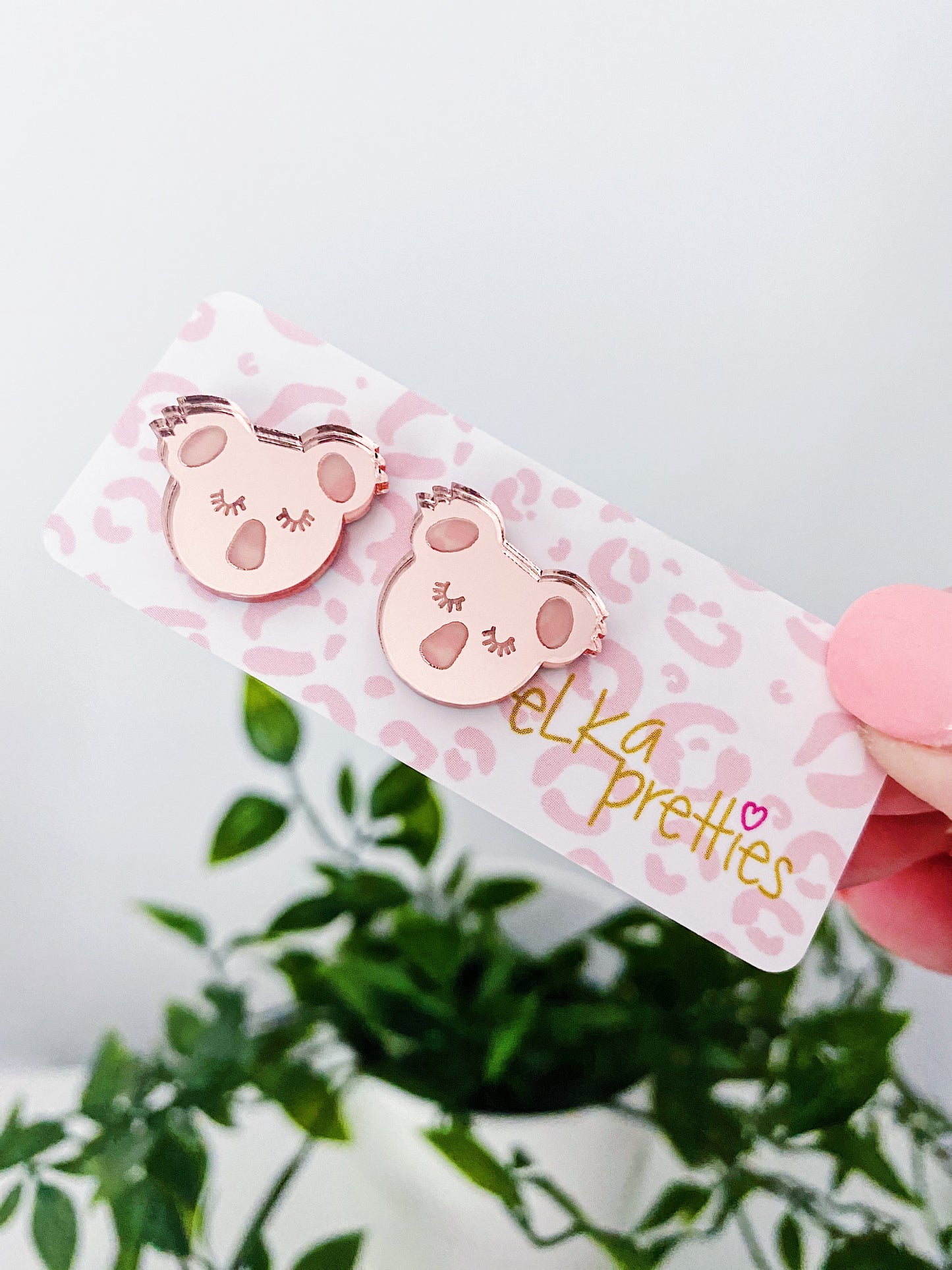 Kylie Koala Mini Studs