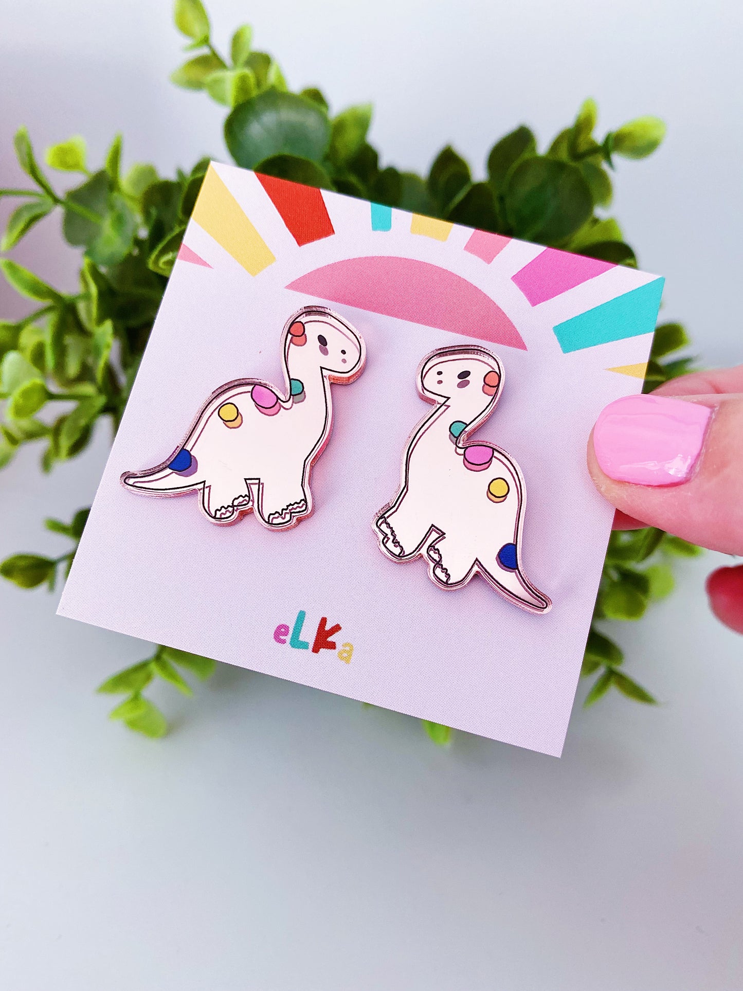 Dino - Betty Brontosaurus Mega Studs *CHOOSE YOUR COLOUR*