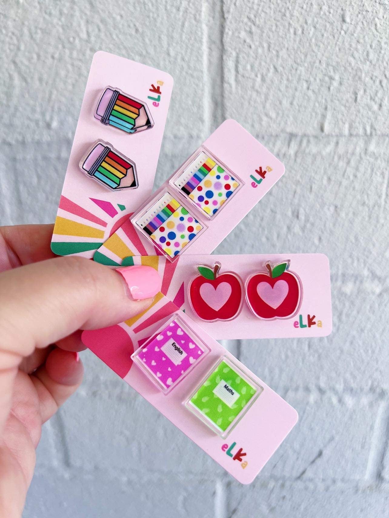Love Apple Mini Studs