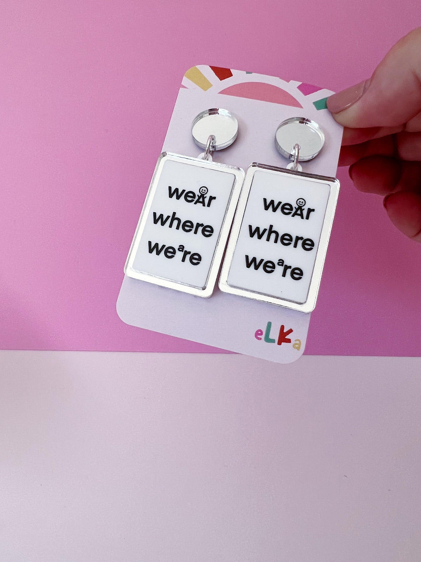 Wear, Where, We’re Whiteboard Dangles