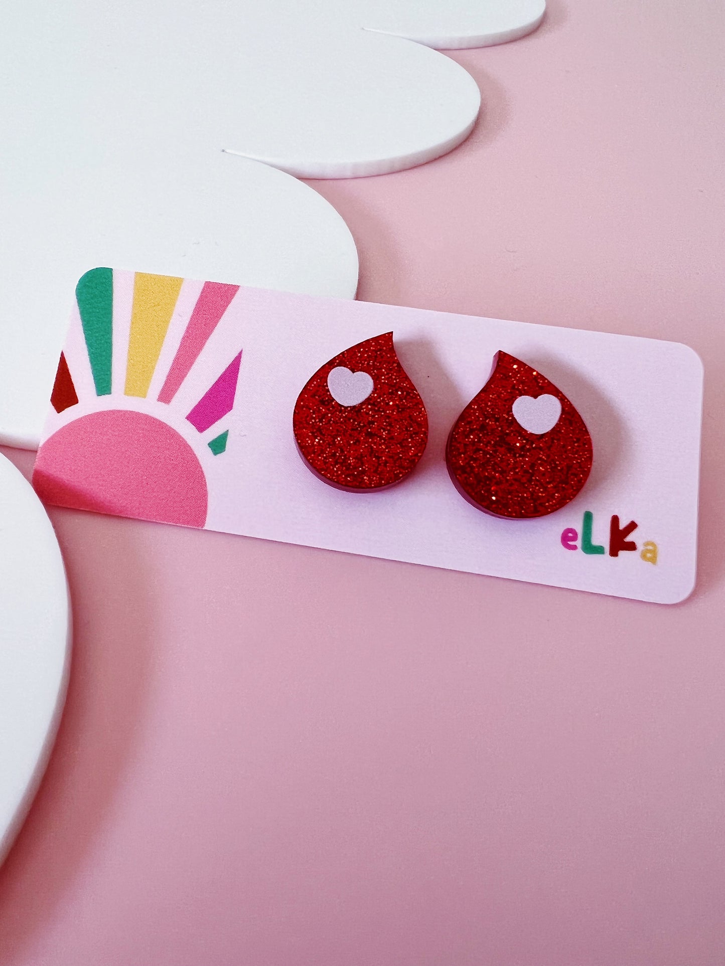 Blood Droplet Studs