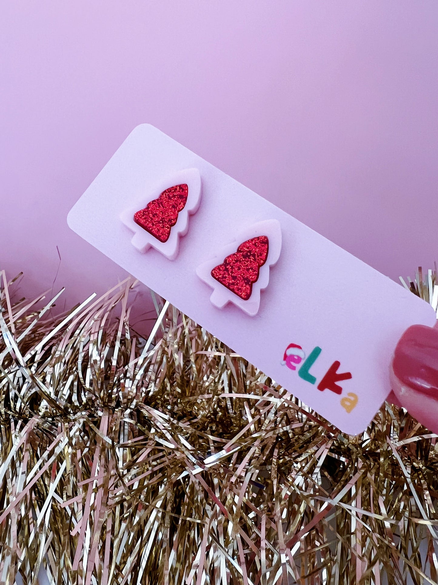 Christmas Tree Mini Studs 2023 *Choose your colour