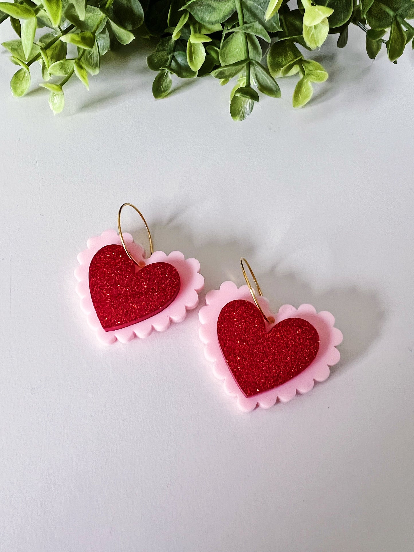 Frill My Heart Frilly Heart Hoops