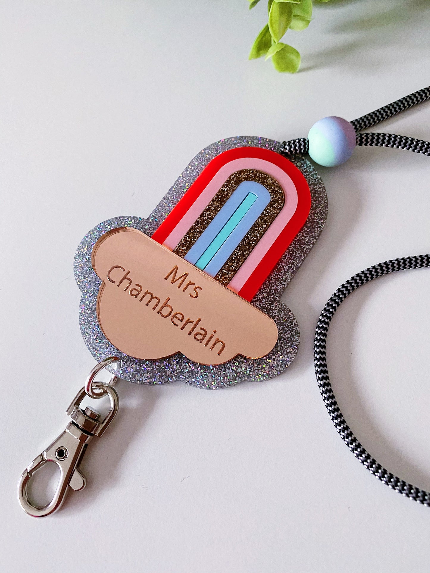 PERSONALISED* Rainbow Lanyard *PRE-ORDER