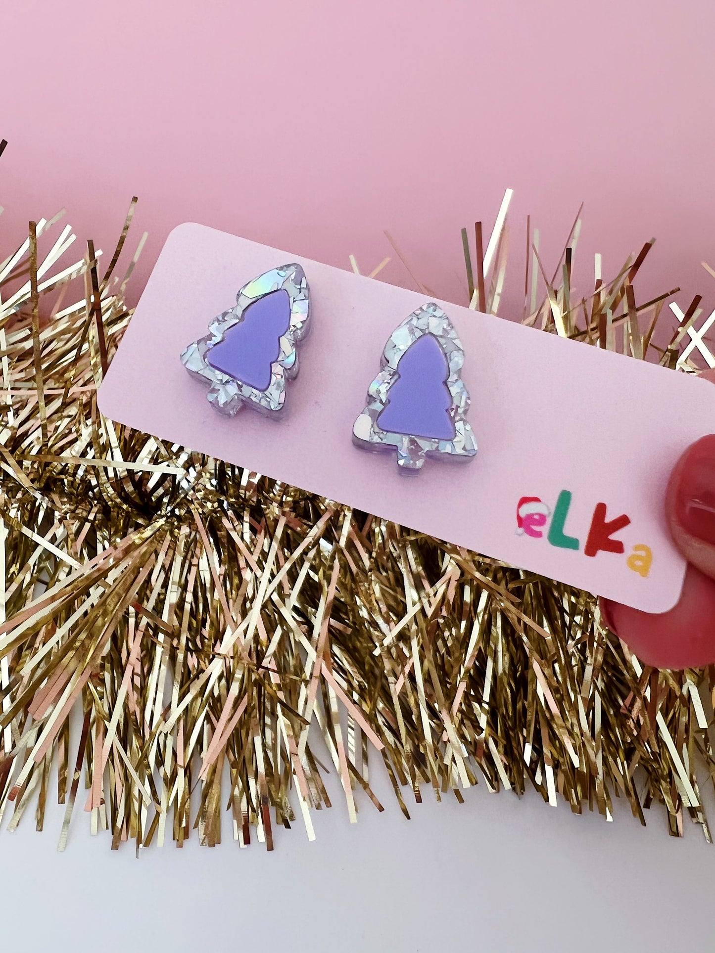 Christmas Tree Mini Studs 2023 *Choose your colour
