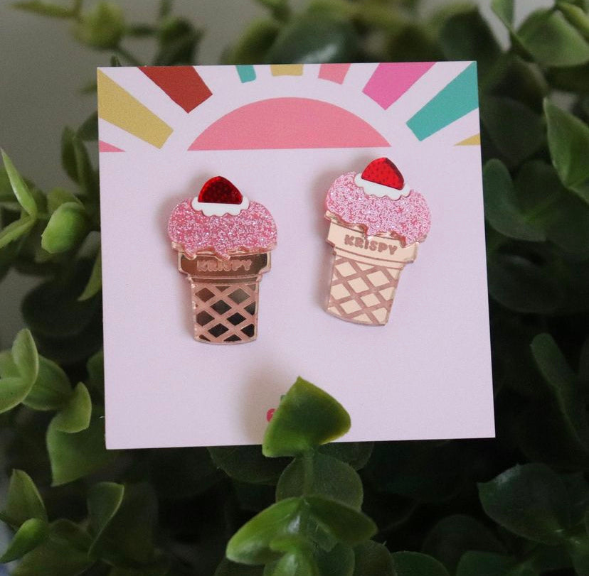 Strawberry Sundae Mega Studs *PREORDER*