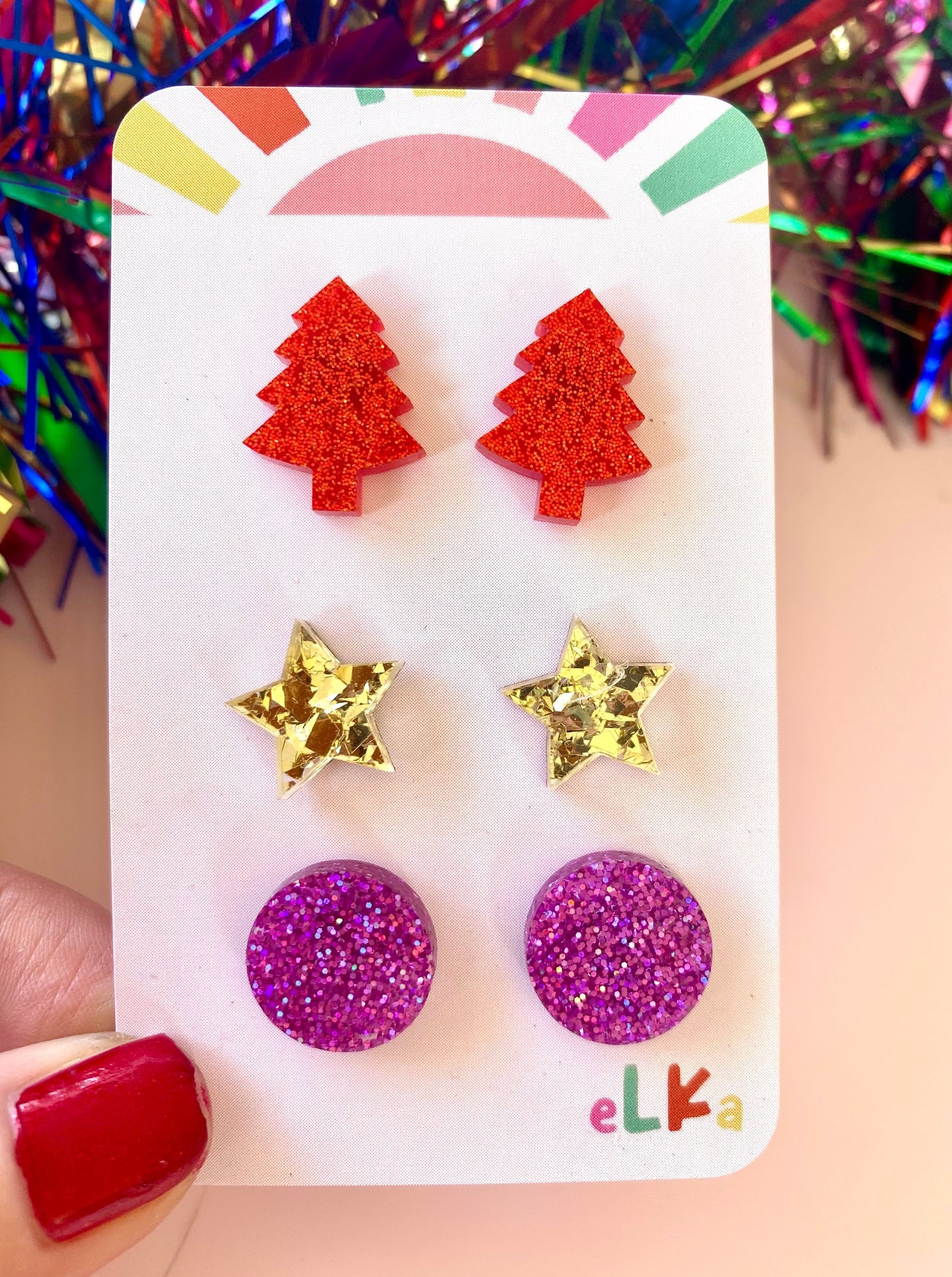 Christmas Stud Packs - choose your favourite
