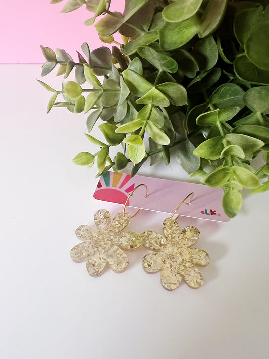 Flower Hoops - *Choose your colour*
