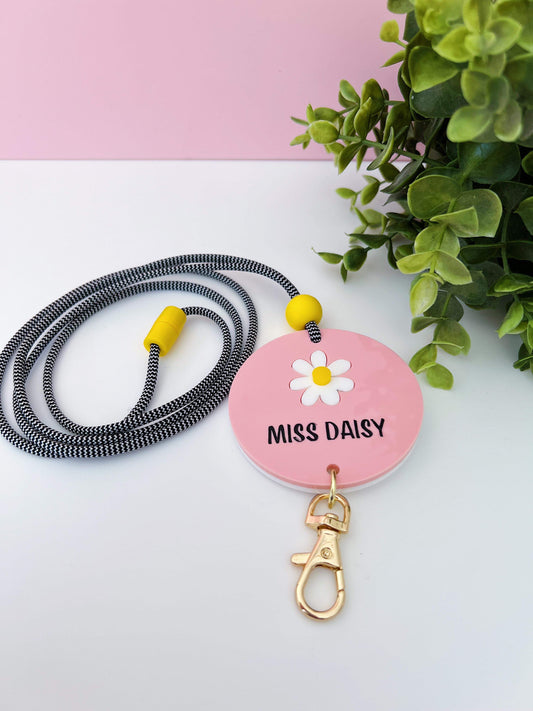 NEW PERSONALISED* Daisy Lanyard *PRE-ORDER